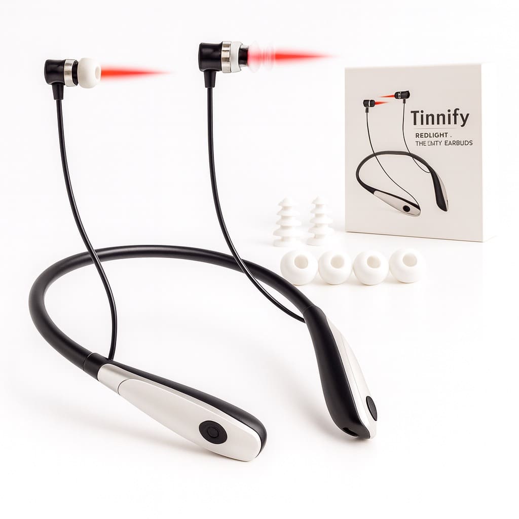 Tinnify – Red Light Therapy Earbuds
